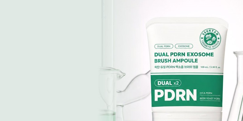NEW 듀얼 PDRN 엑소좀 브러쉬 앰플