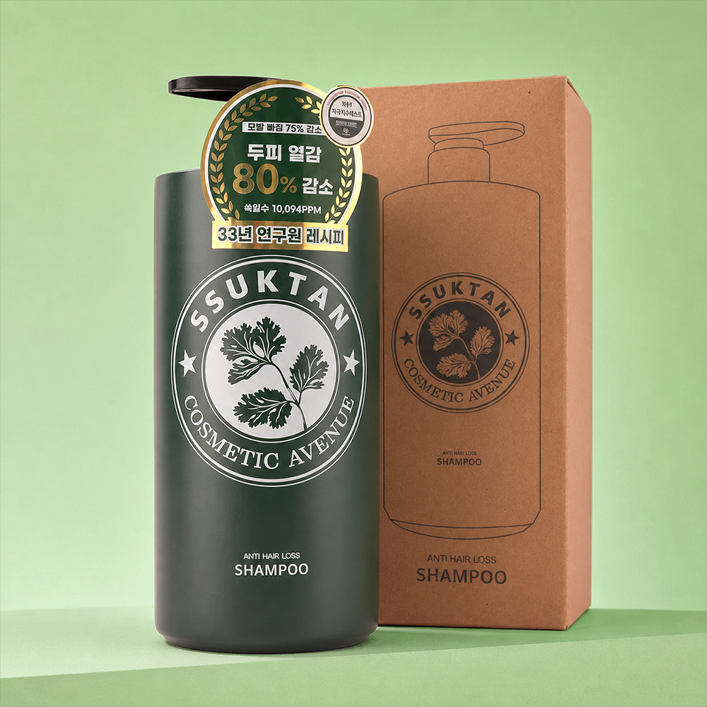 쑥탄 탈모샴푸 볼륨케어 아로마향 1000ml, 1개
